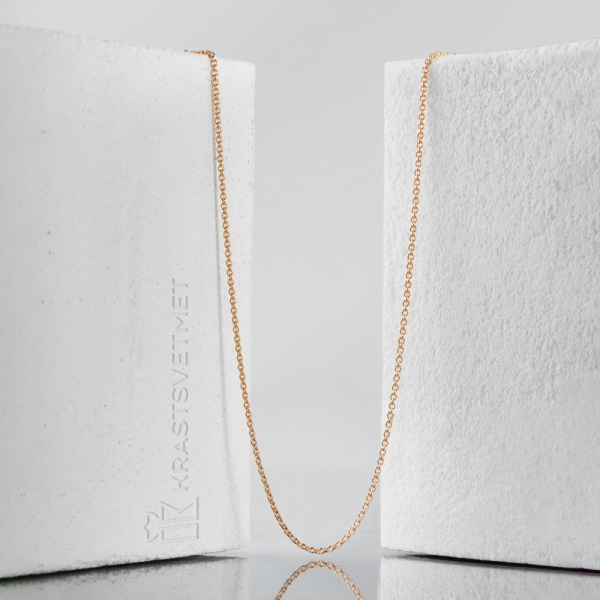 Цепь из красного золота 585, плетение «Якорь»